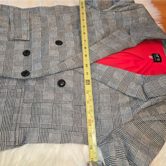 No 11 Los Angeles  Women's White and Black Blazer Size XS - Picture 7 of 8